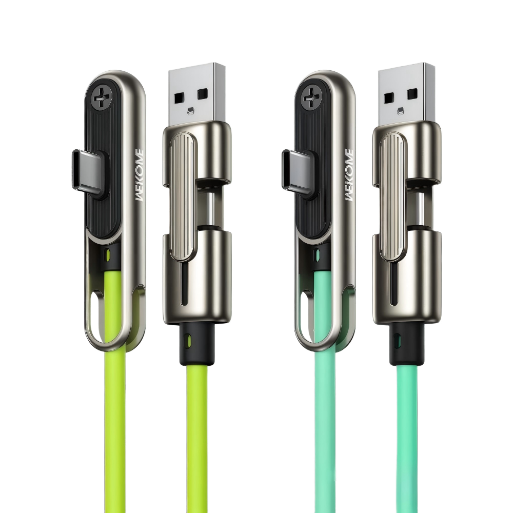 Flat USB-C Travel Cable with Stand