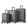 Goby London Titan 3 Piece Luggage Set - Gunmetal (Pre-Purchase)