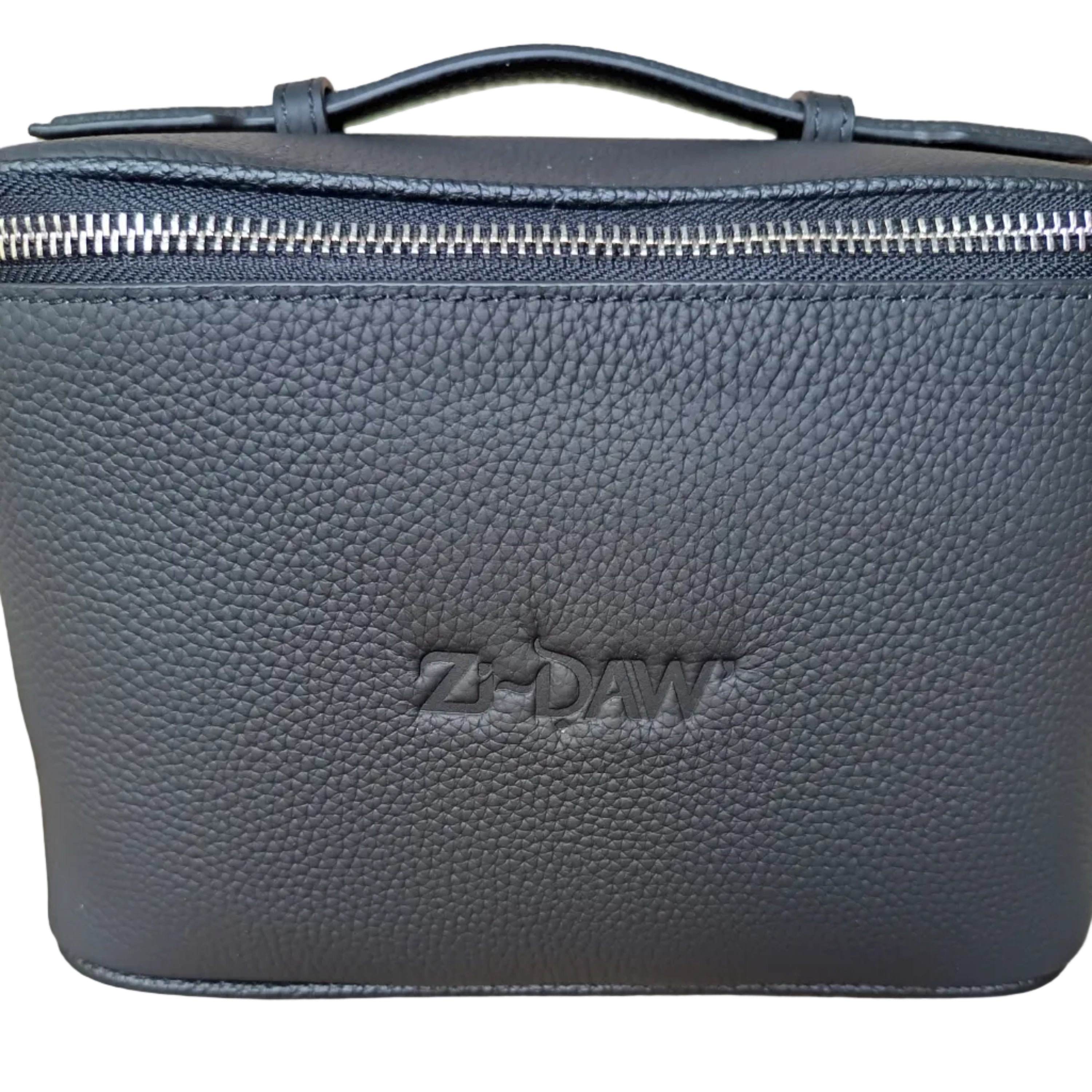 Genuine Leather Travel Make-Up Bag (Deep)