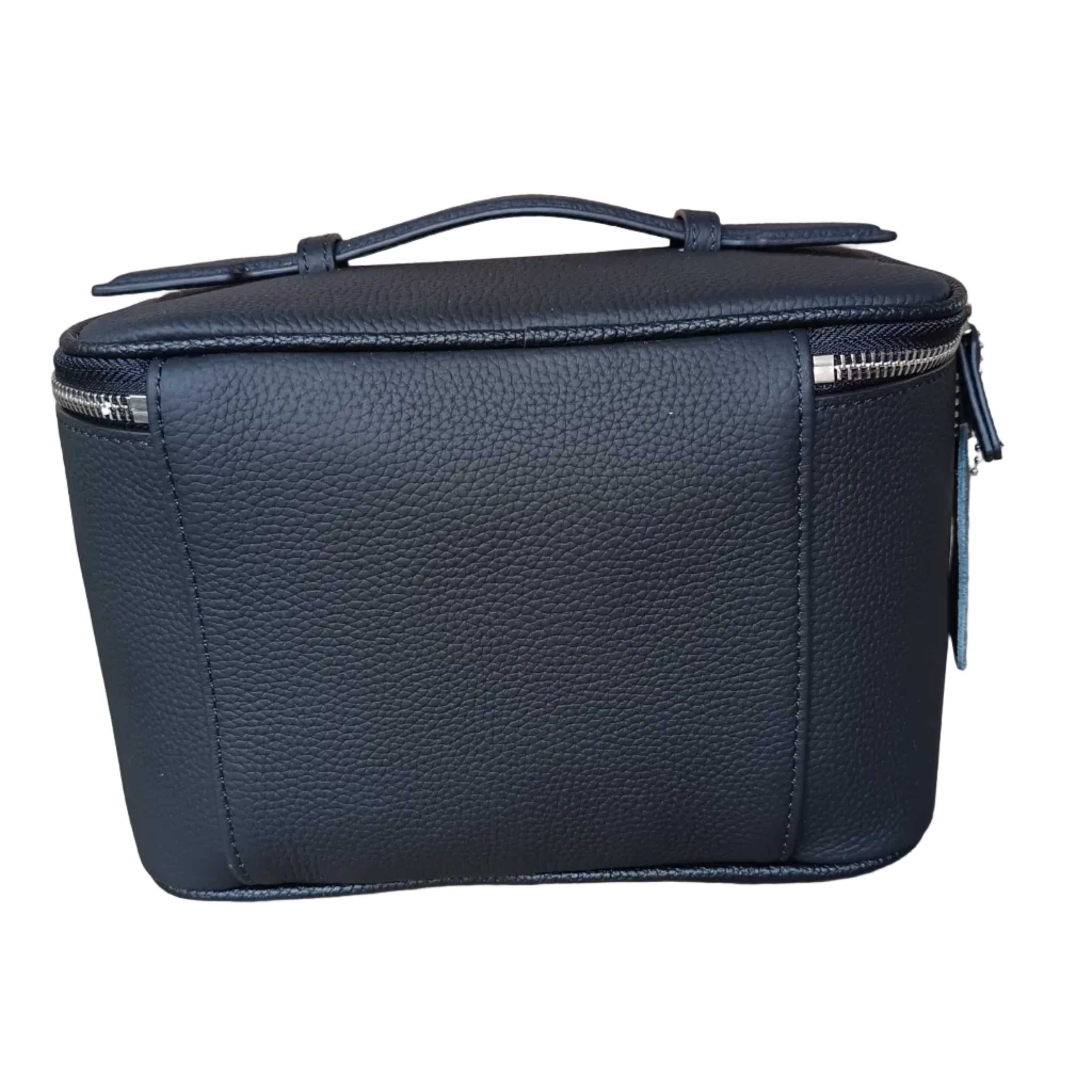 Genuine Leather Travel Make-Up Bag (Deep)