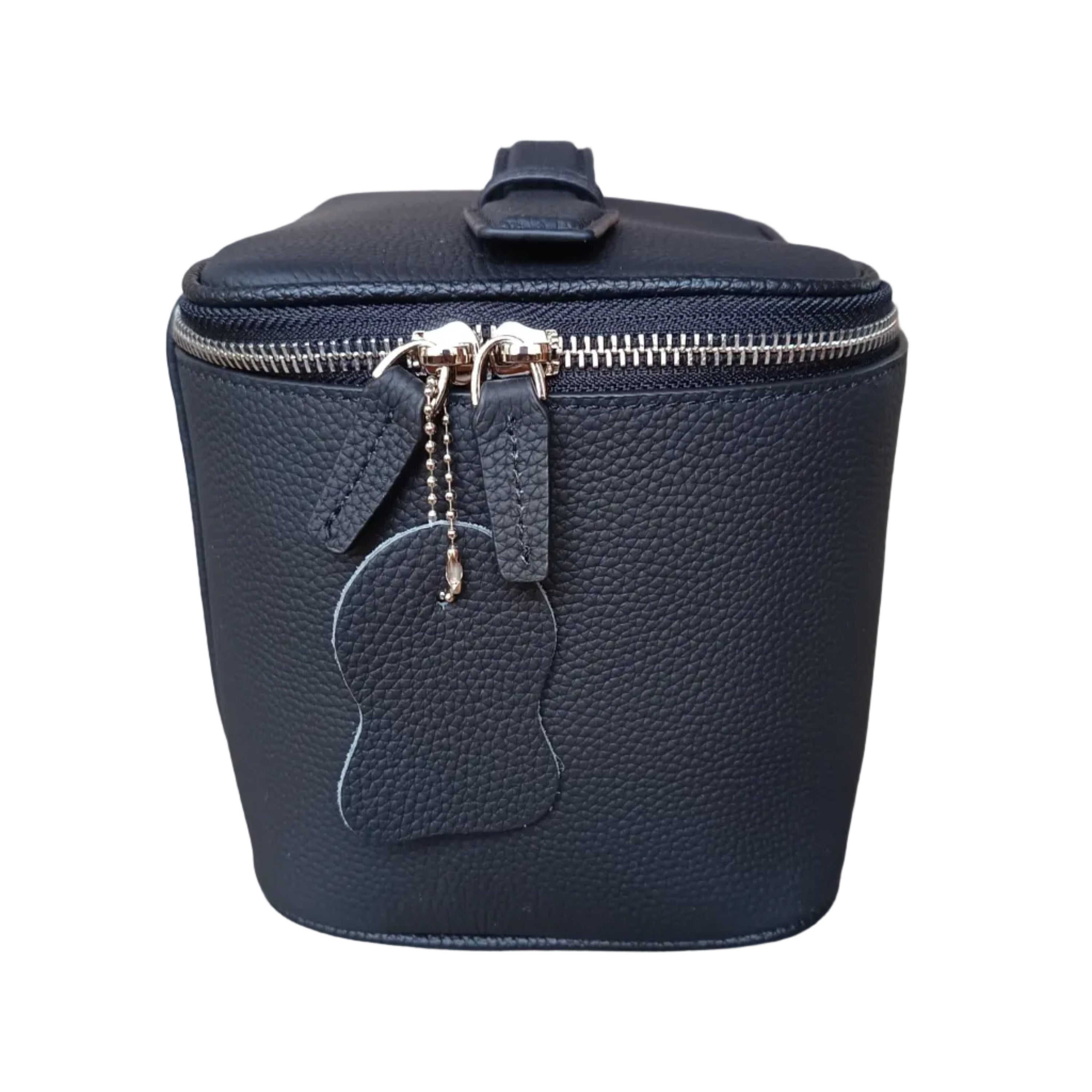 Genuine Leather Travel Make-Up Bag (Deep)