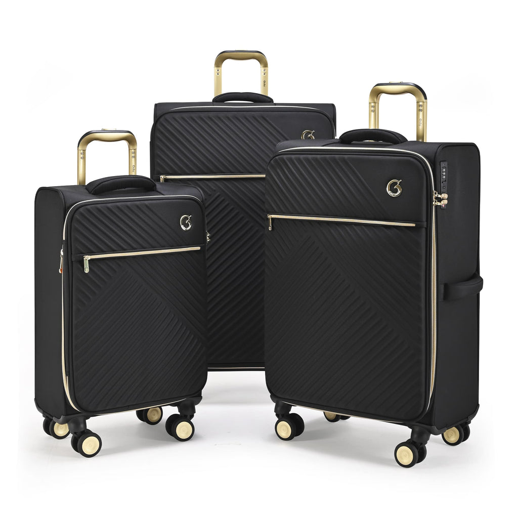 Goby London Royal Vogue Luggage - Signature Black (Pre-Purchase)