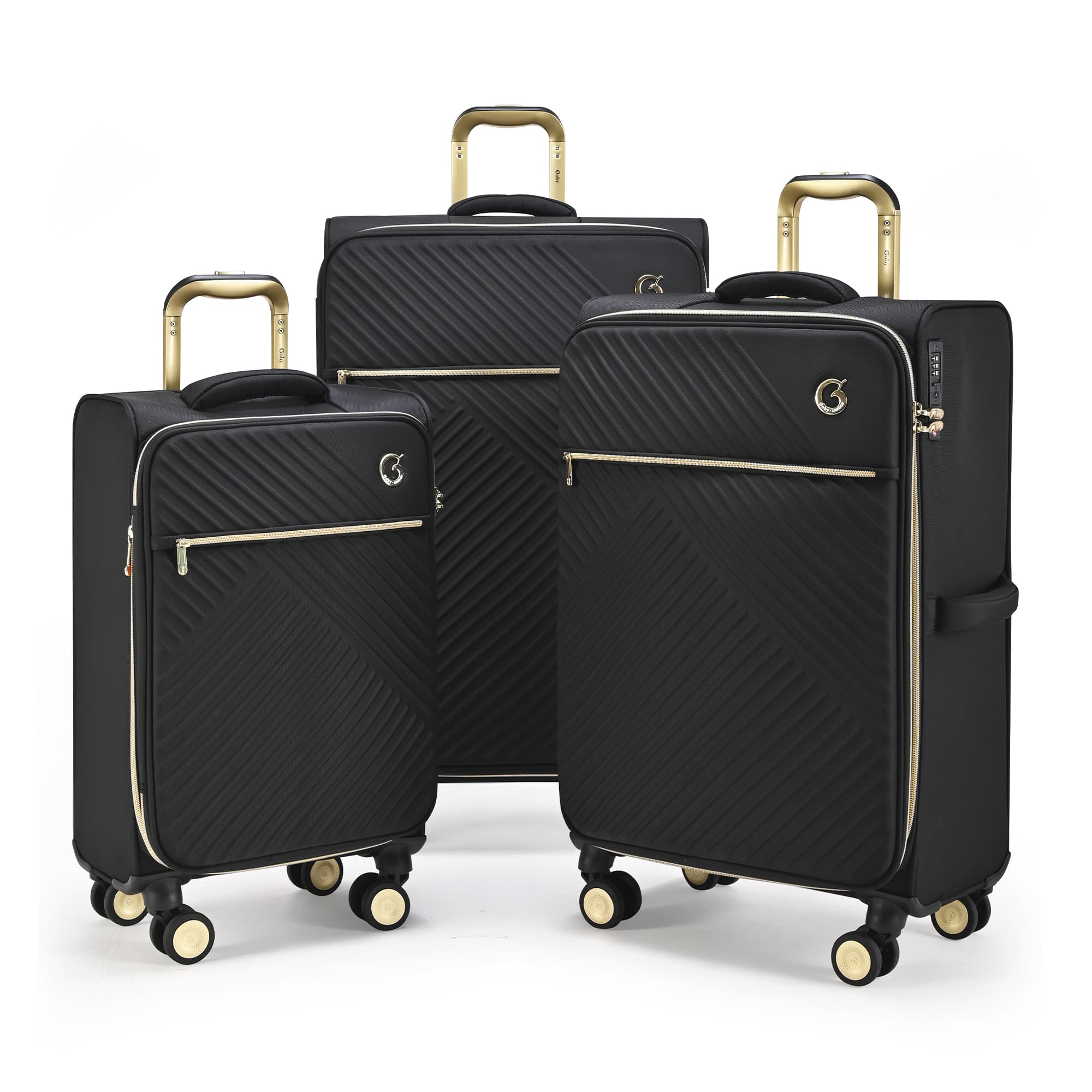 Goby London Royal Vogue Luggage - Signature Black (Pre-Purchase)