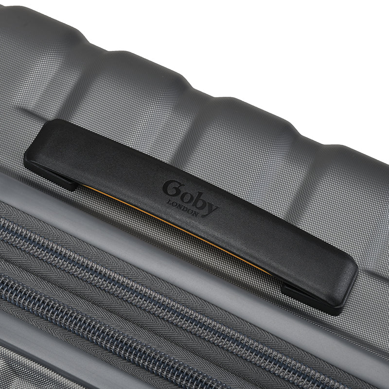 Goby London Titan 3 Piece Luggage Set - Gunmetal (Pre-Purchase)