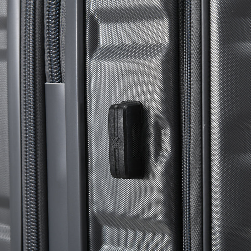 Goby London Titan 3 Piece Luggage Set - Gunmetal (Pre-Purchase)
