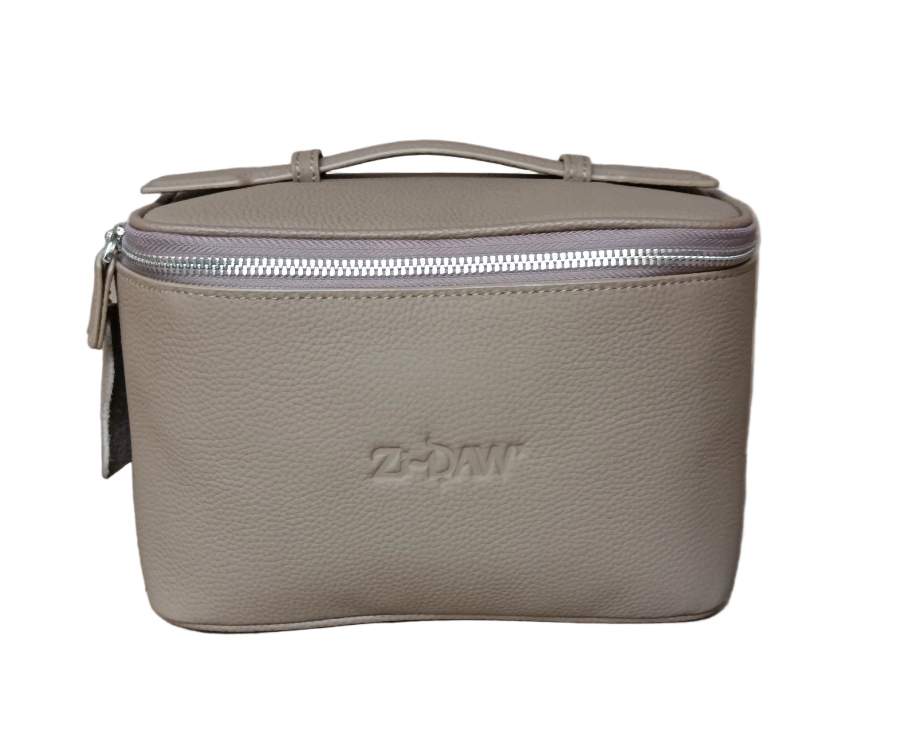 Genuine Leather Travel Make-Up Bag (Deep)