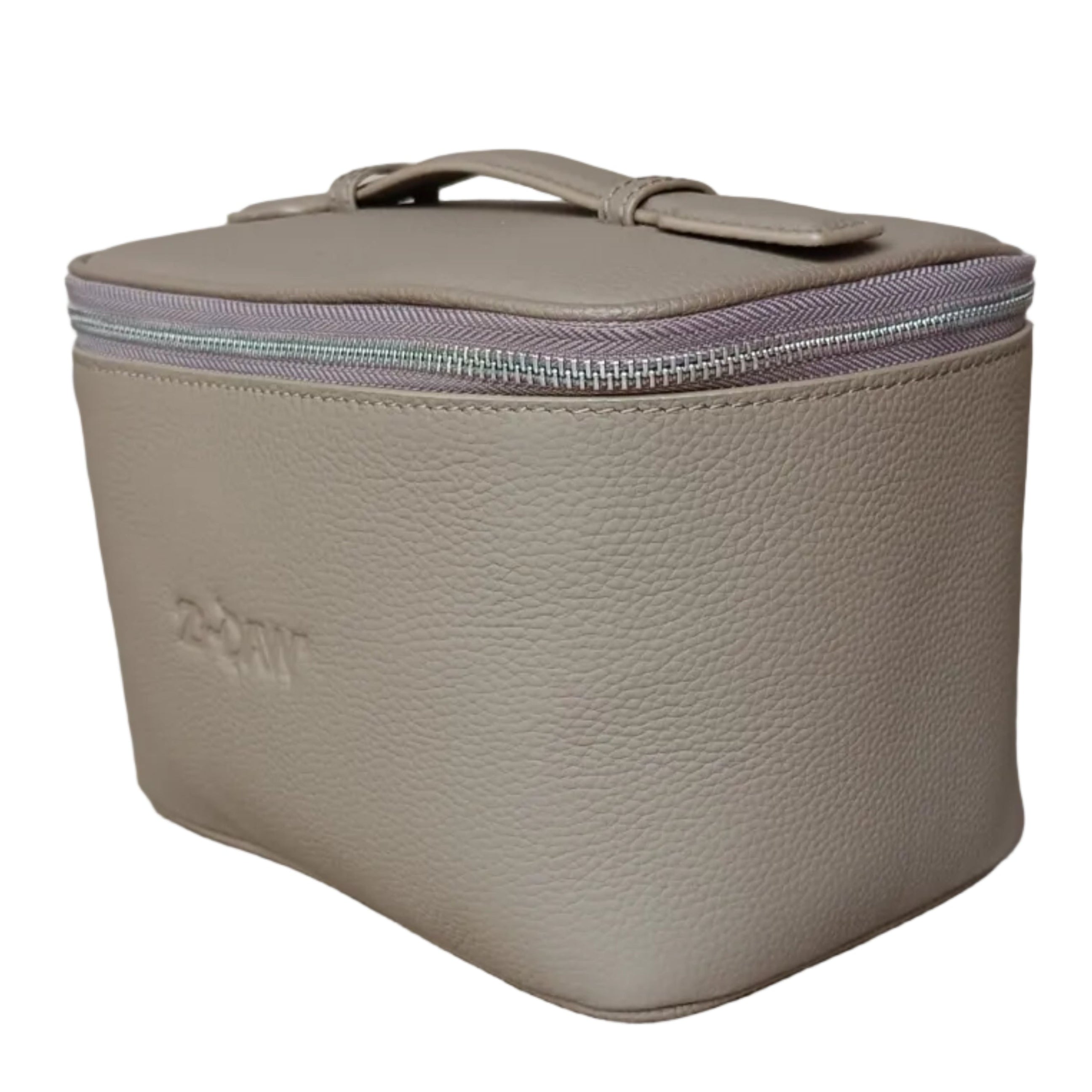 Genuine Leather Travel Make-Up Bag (Deep)