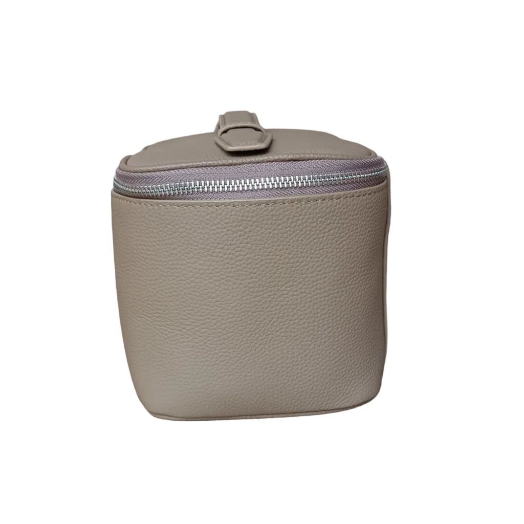Genuine Leather Travel Make-Up Bag (Deep)