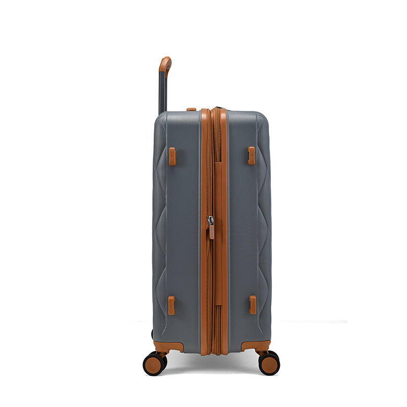 Goby London Diamond Luggage - Grey