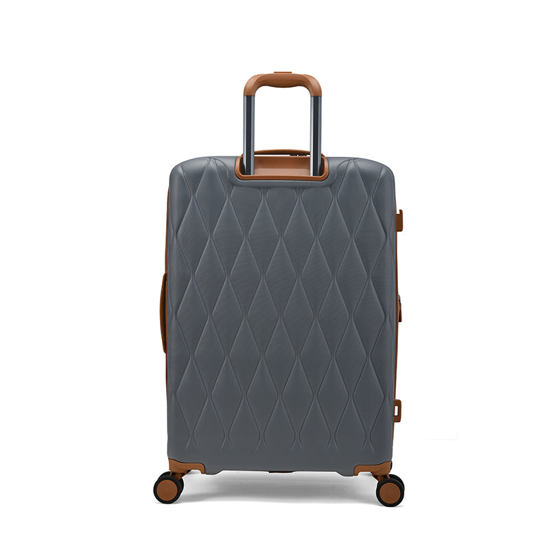 Goby London Diamond Luggage - Grey