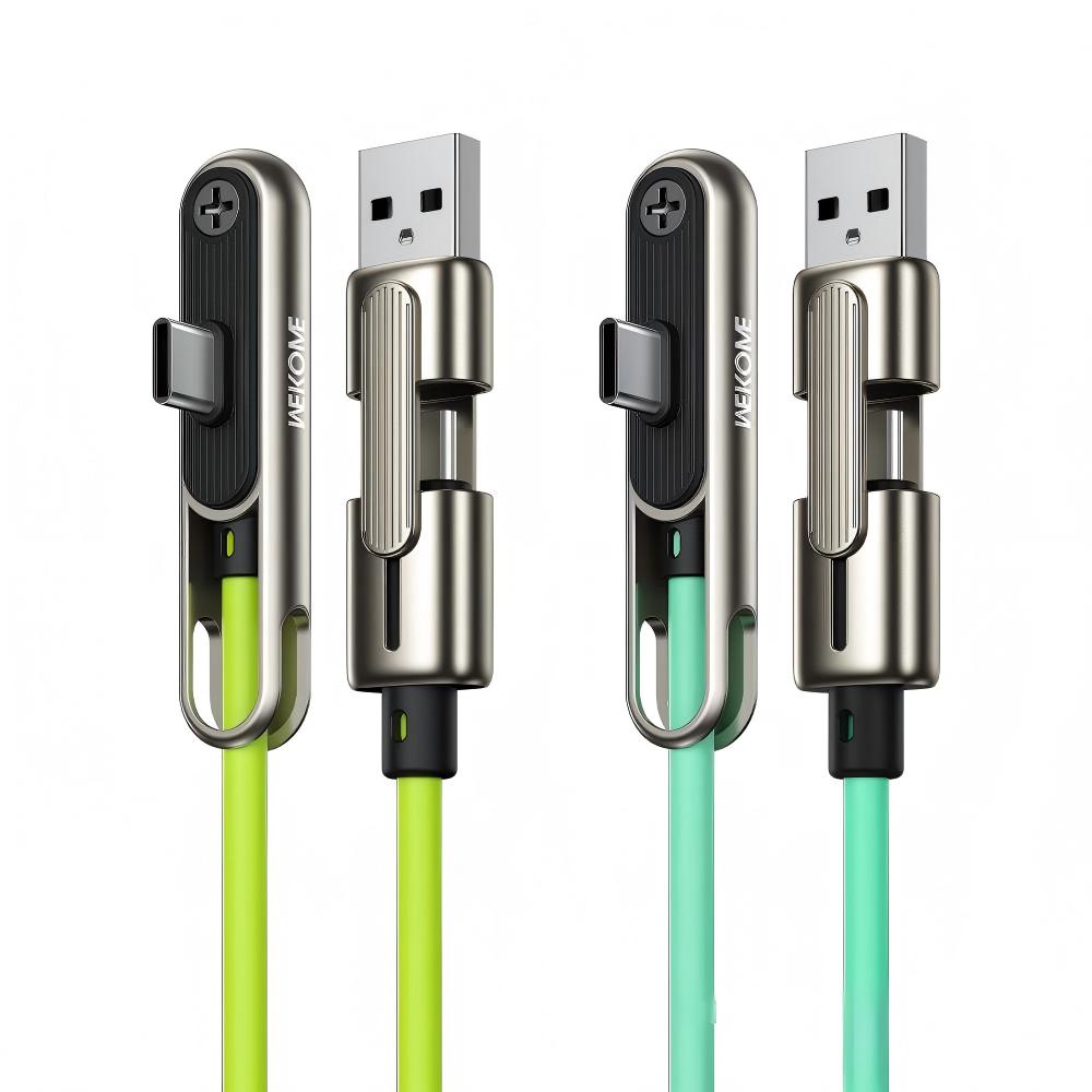 Flat USB-C Travel Cable with Stand
