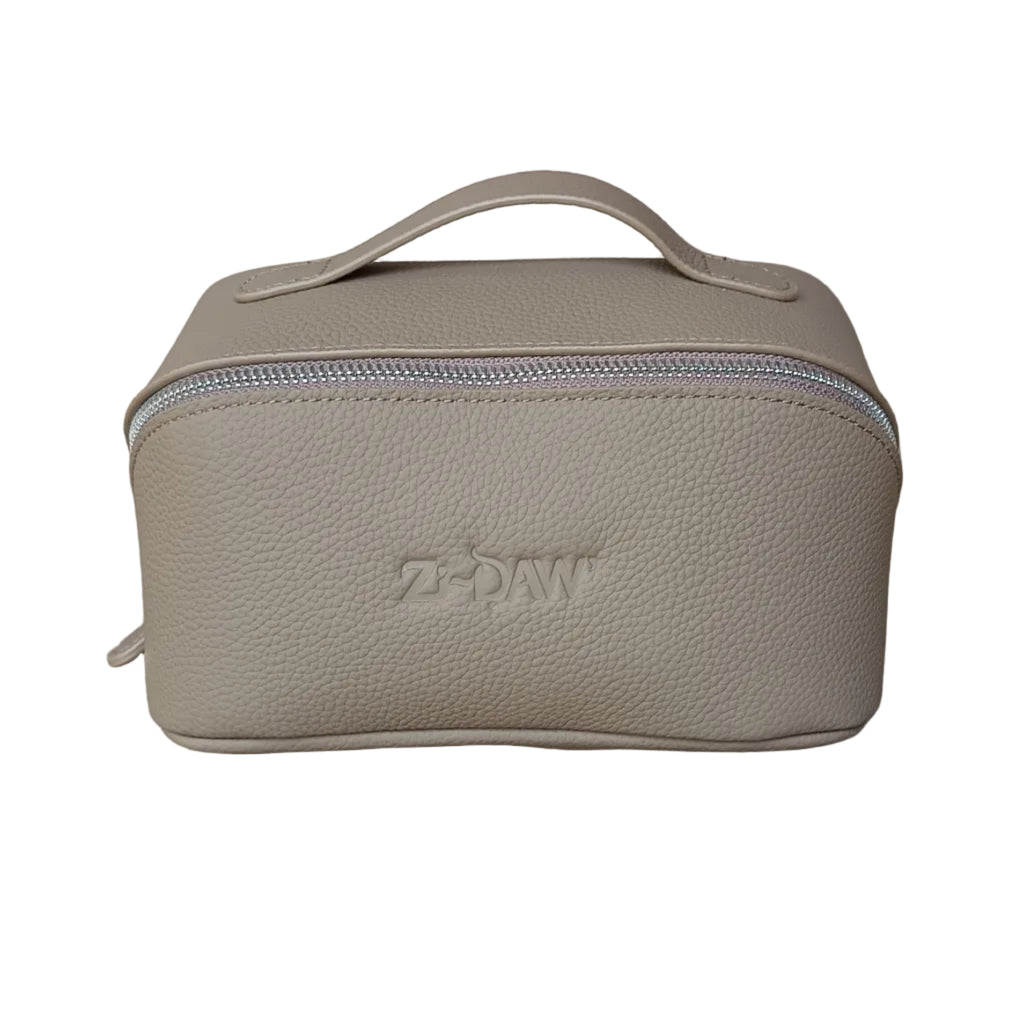 Genuine Leather Travel Make-Up Bag (Expanding)