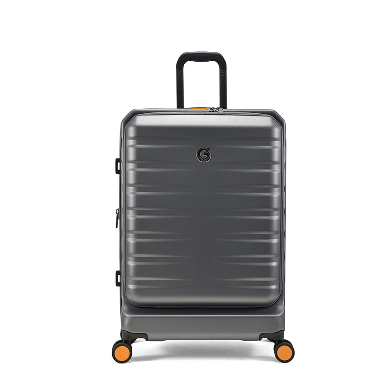 Goby London Titan 3 Piece Luggage Set - Gunmetal (Pre-Purchase)