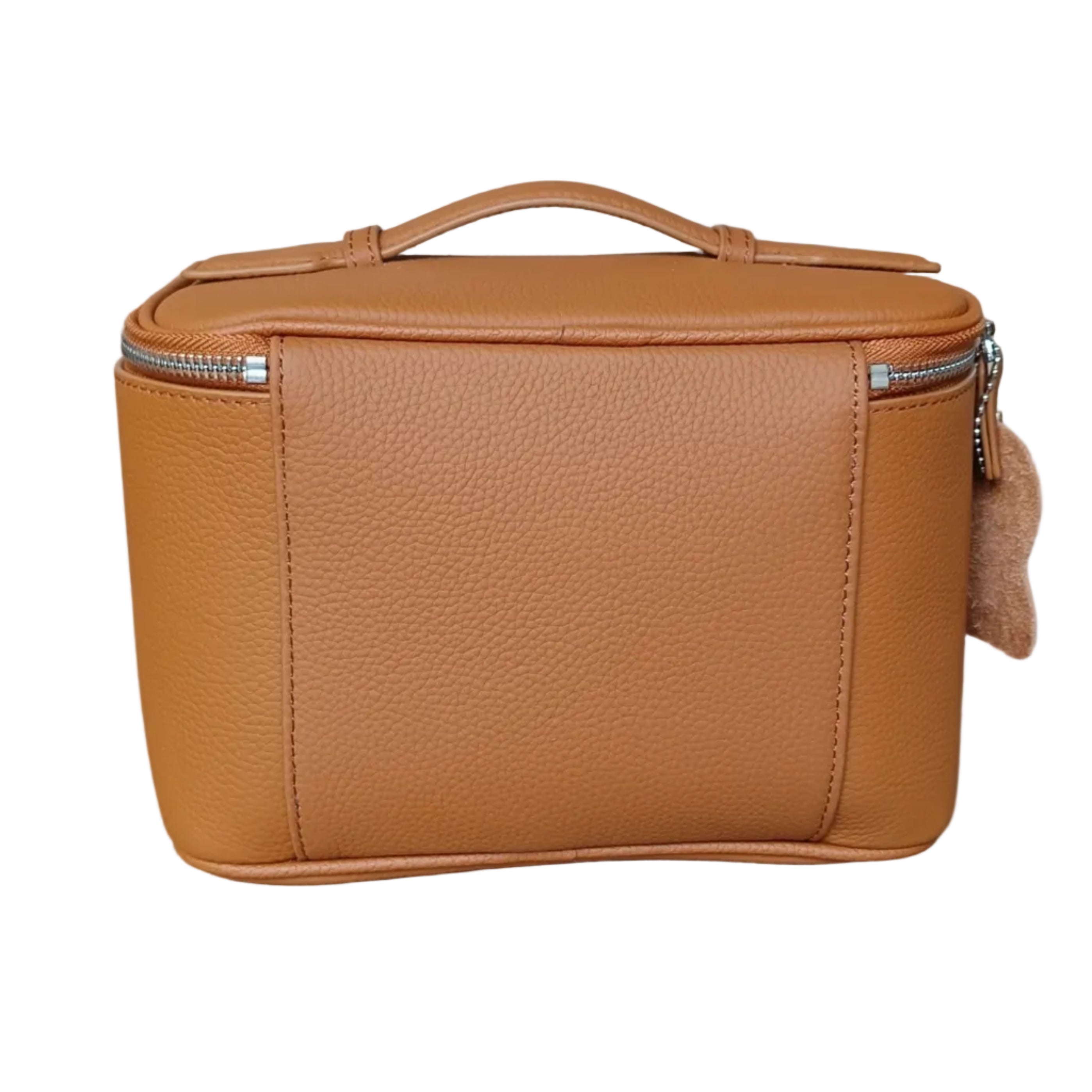 Genuine Leather Travel Make-Up Bag (Deep)