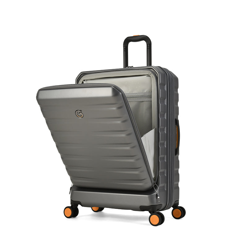 Goby London Titan 3 Piece Luggage Set - Gunmetal (Pre-Purchase)