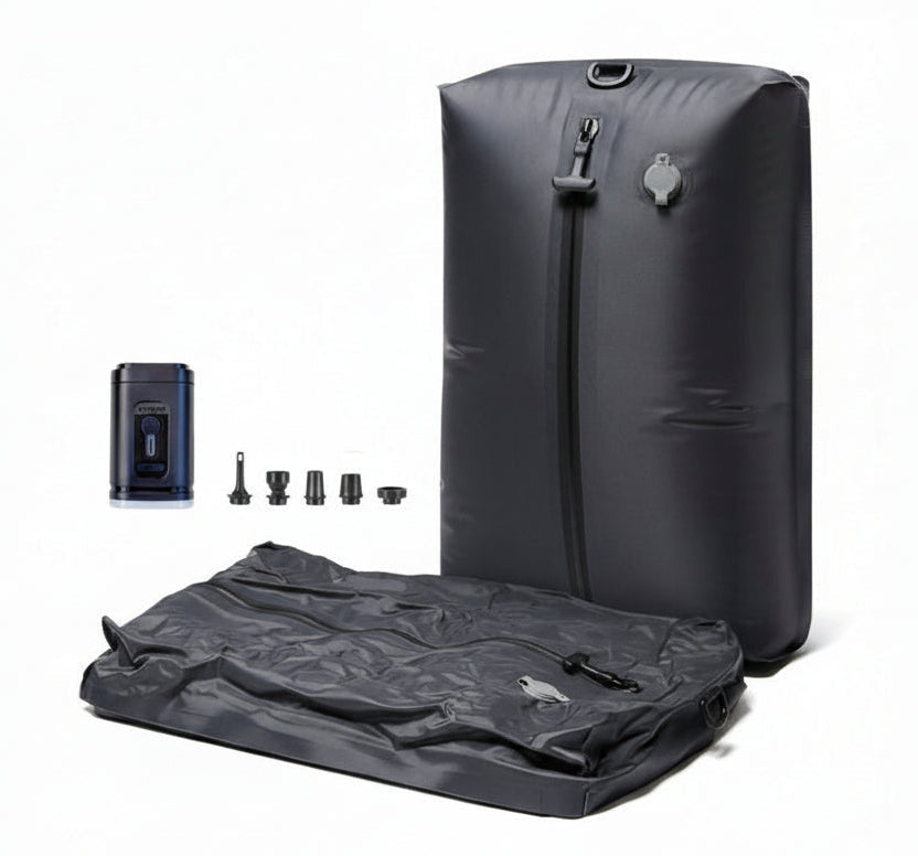 2 in 1 - Vacuum and Waterproof Reusable Bags w/Pump