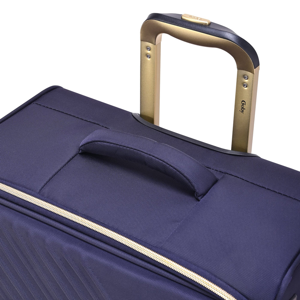 Goby London Royal Vogue Luggage Set - Royal Blue