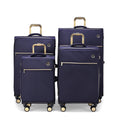 Goby London Royal Vogue Luggage Set - Royal Blue