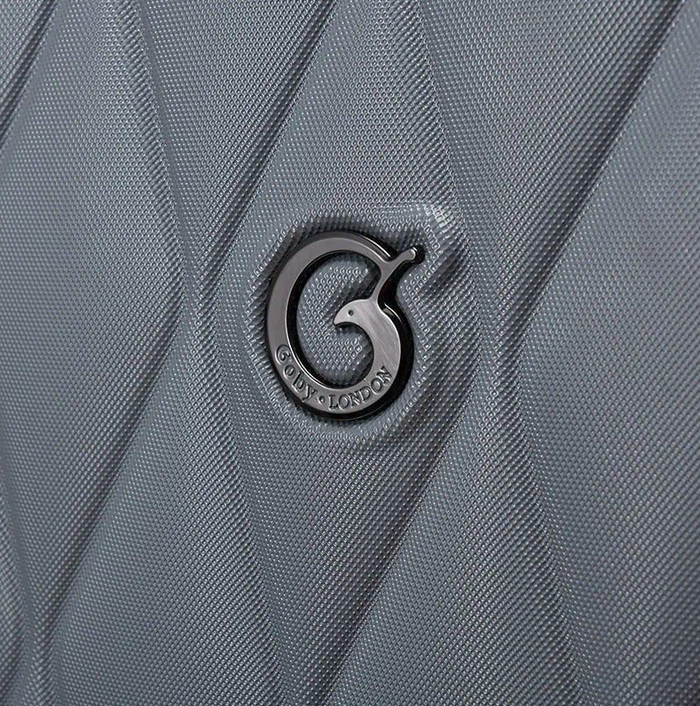Goby London Diamond Luggage - Grey